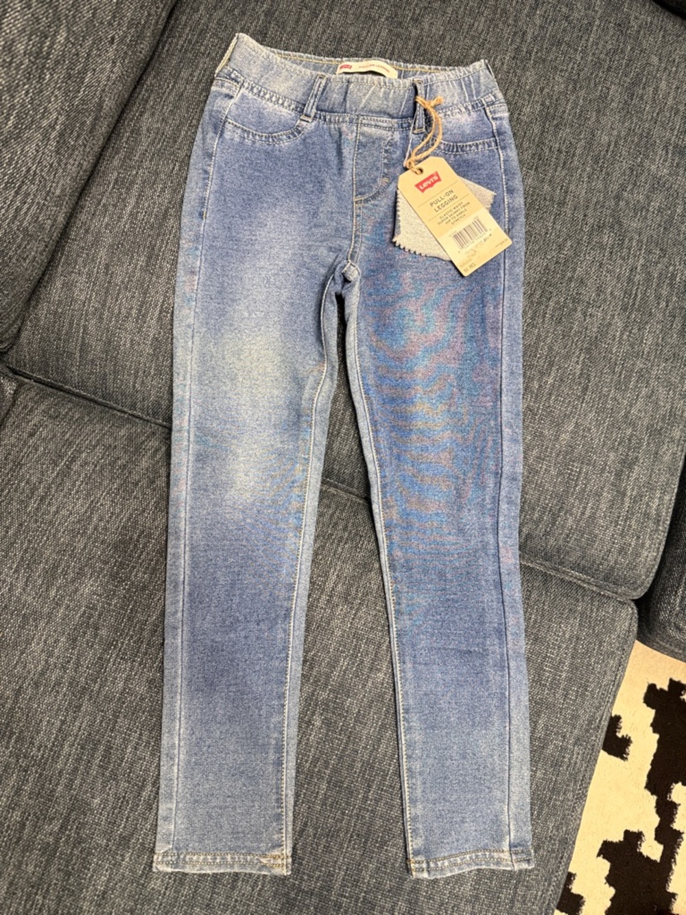 Levi's Girls Blue Stretch Denim Jeggings